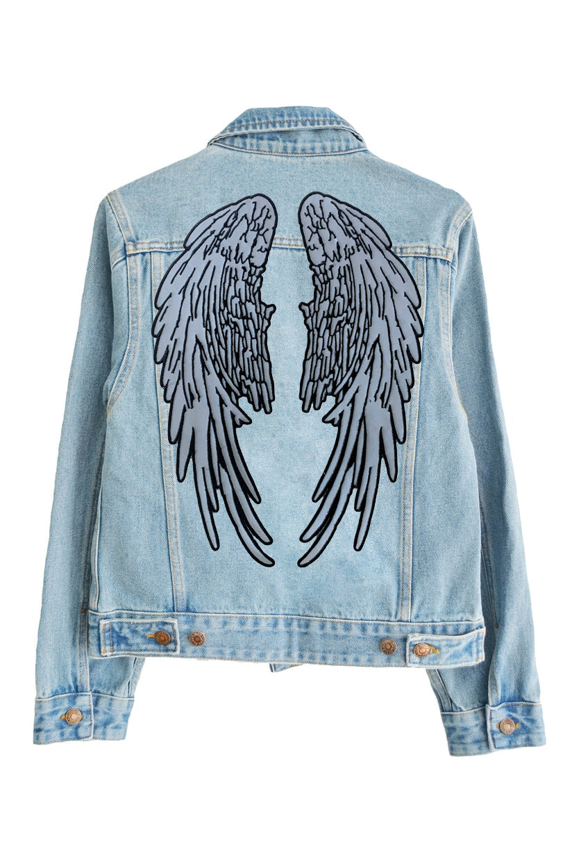 Angel Wings Patch | Embroidered Wings Patch | G-Loves