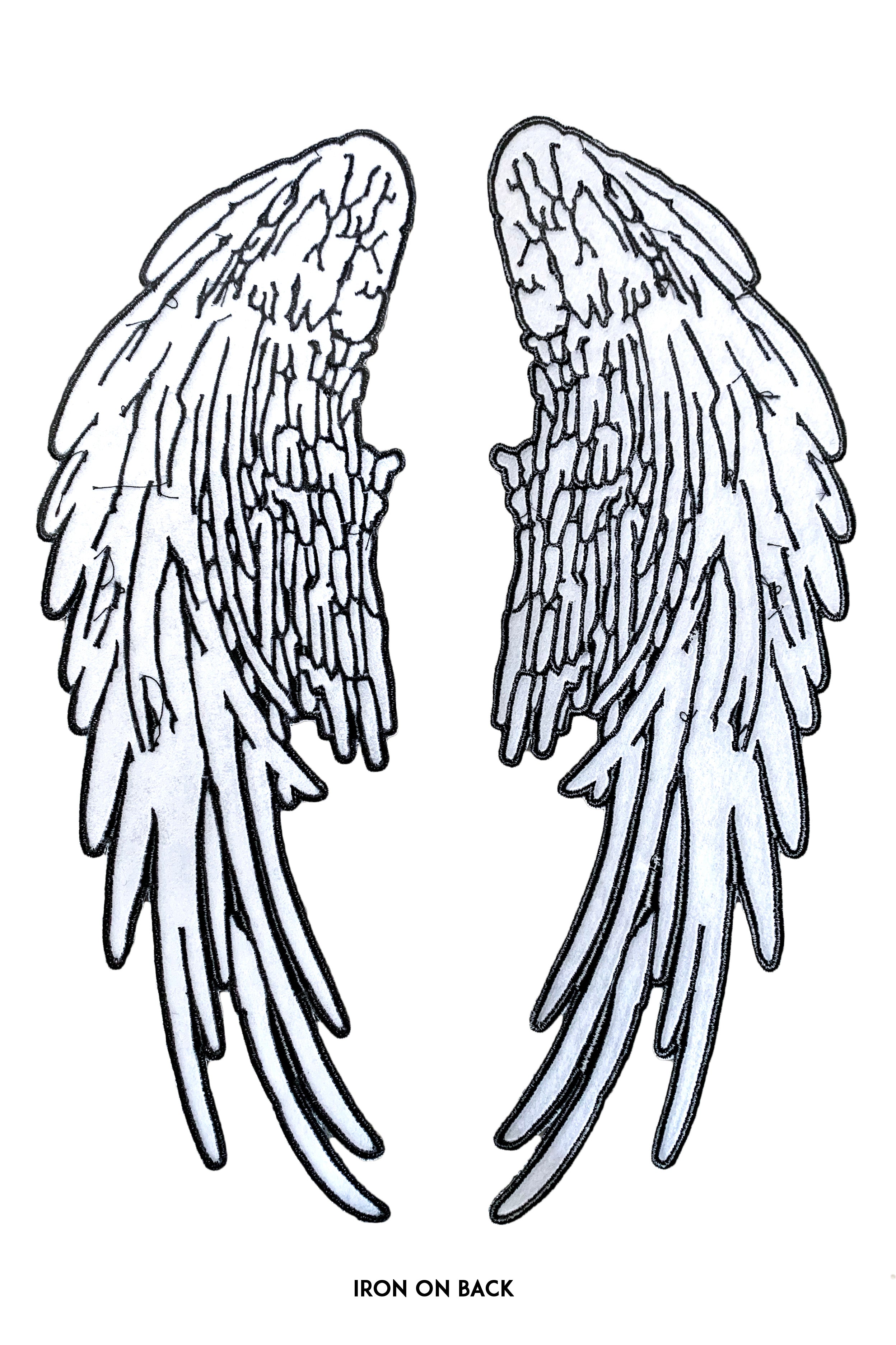  Angel Wings Patch, Large Ladies Back Patches for Jackets :  Arts, Crafts & Sewing