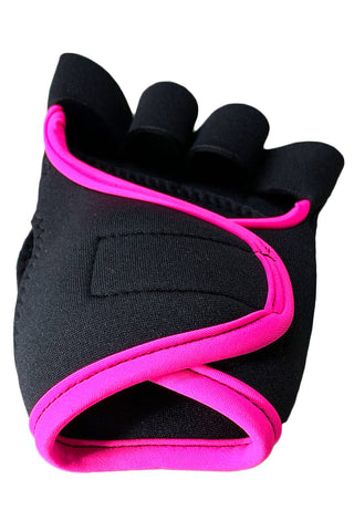 Women's Pink Piping Gloves 
