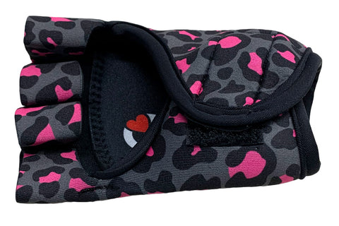 Rock Star Leopard Gloves