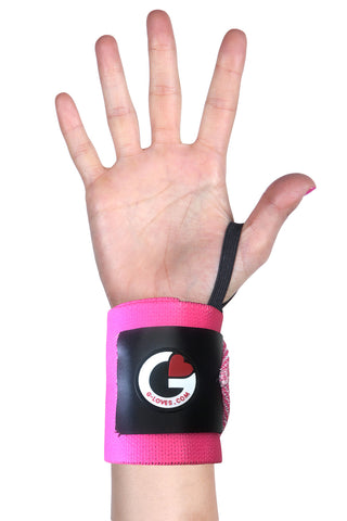 Women's Pink Wrist Wraps 